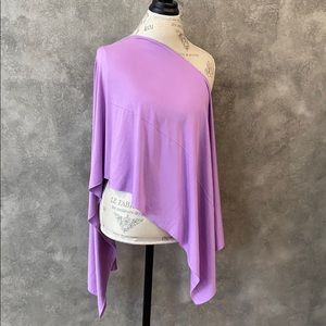 Lavender Jersey Cotton Hijab Scarf Turban Shawl